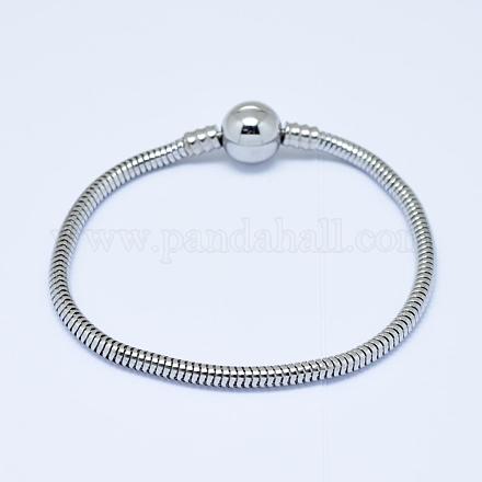 304 in acciaio europeo braccialetti di stile inossidabile per la produzione di gioielli PPJ-F002-01B-1
