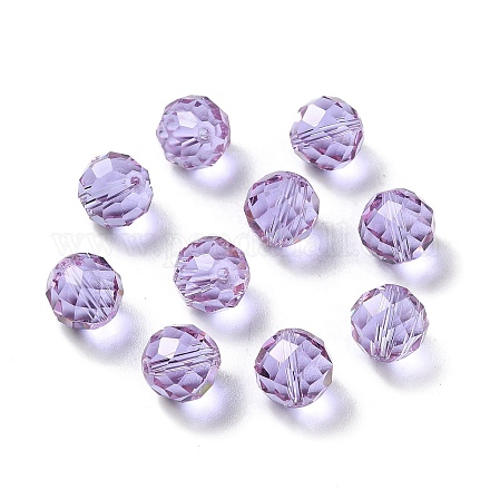 Verre imitation perles de cristal autrichien GLAA-H024-17C-21-1