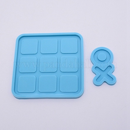 Moldes cuadrados de silicona de calidad alimentaria 3d DIY-TA0010-01-1