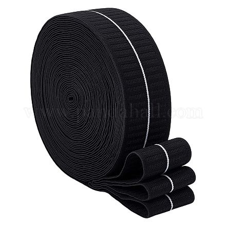 10 Yard flache elastische Polyesterschnur SRIB-BC0001-35B-1