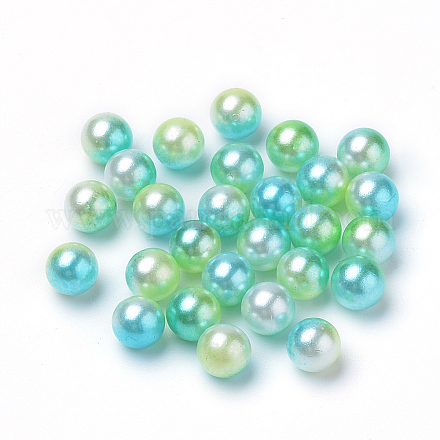 Rainbow Acrylic Imitation Pearl Beads OACR-R065-2.5mm-A03-1