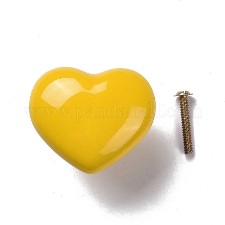 Дверные ручки из фарфора в форме сердца FIND-Z004-16C-1