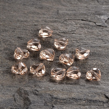 Perles d'amour facettées en cristal d'Autriche 5741-12mm-261(U)-1