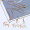 Christmas Theme Alloy Enamel Pendant Necklace & Dangle Earrings Set, Unicorn