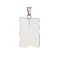Opalite Pendants, Owl, 20mm