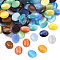 Cat Eye Cabochons, Oval, Mixed Color, 10x8x2.5mm