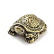 Brass Tortoise Figurines Statues for Home Desktop Feng Shui Ornament, Antique Bronze, 11.5x20.5x25mm