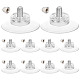 GORGECRAFT 12PCS License Plate Suction Cups Hooks Clear 32Mm Diameter Strong Suctions Cup Holders Bathroom Kitchen Shelf Accessories with Iron M6 Cap Nut for Shade Cloth Acrylic Plate FIND-GF0003-39C-1