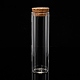 Botellas de corcho de vidrio pequeño vacío AJEW-WH0035-03-3x10cm-2