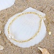 Natural Freshwater Pearls Link Bracelets BJEW-I314-136-2