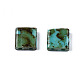 2-trou perles rocailles en verre opaque SEED-N004-001-A03-3