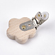 Clip porta ciuccio in legno di faggio WOOD-T015-12-3