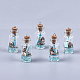 Decorazioni pendenti in vetro per bottiglie di auguri X-GLAA-S181-02B-1