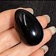 Natural Obsidian Egg Shaped Palm Stone PW23051600915-1