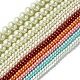 Grade A Glass Pearl Beads Strands HY-E001-02-1