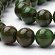 Chapelets de perles en jade vert naturel G-S272-03-8mm-3
