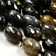 Natural Agate Oval Bead Strands G-M115-09-1