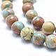 Natural Aqua Terra Jasper Beads Strands G-N0128-48-10mm-3