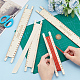 BENECREAT 4 Pcs Wooden Macrame Cord Measuring Tool Macrame Wall Hanging Tool Braided Cord Measure Rulers for Crafts DIY Handmade Works Handicraft Enthusiasts TOOL-WH0155-74D-3