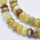 Chapelets de perles en opale jaune naturelle G-K246-13B-3