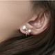 Boucles d'oreilles en laiton en forme de U pour femmes EJEW-BB62784-3