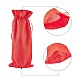 模造黄麻布の袋  ボトルバッグ  巾着袋  ミックスカラー  34~35x14~15cm  2個/カラー  12個/セット PH-ABAG-G008-01-5