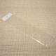 Transparentes sacs rectangle auto-adhésif en cellophane pour les cartes d'affichage de collier X-OPC-M001-01-2