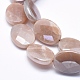 Electroplate Natural Sunstone Beads Strands G-K256-21C-3