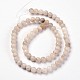 Round Natural Crazy Agate Beaded Strands G-L374-01-6mm-2
