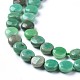 Chapelets de perles en agate d'herbe verte naturelle G-L505-43-3