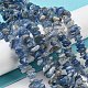 Natural Kyanite Chip Beads Strands G-G905-14-2