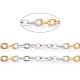 Two Tone 304 Stainless Steel Cable Chains CHS-B001-04-4