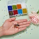 8 couleurs perles de rocaille en verre SEED-YW0001-56-7