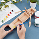 PandaHall Unfinished Wooden Boat Small Model with Oar DIY-PH0027-94-6