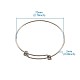 Adjustable 304 Stainless Steel Bangle Making STAS-TA0004-06A-8