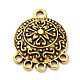 Tibetan Style Alloy Chandelier Components PALLOY-F213-03AG-2