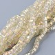 Chapelets de perles en verre électroplaqué EGLA-F121-FR-A01-1