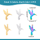 UNICRAFTALE 12Pcs 3 Colors Hummingbird Pendants 201 Stainless Steel Pendants Bird Charms 1.5mm Hole Metal Charms Jewelry Making Pendants Earring Bracelets Pendants for Jewellery DIY STAS-UN0033-80-5