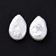 Perlas de perlas naturales keshi PEAR-P003-31-2