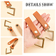 AHANDMAKER 8 Pcs Leather Straps for Hanging HJEW-WH0028-91A-3