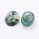 Natural Moss Agate Cabochons G-F517-21-2