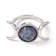 Регулируемое кольцо с луной из драгоценных камней G-E150-05P-3