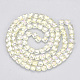 Chapelets de perles en verre électroplaqué X-EGLA-S176-02-B05-2