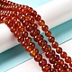 Natural Agate Beads Strands G-G390-8mm-03-3