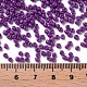焼付塗装ガラスシードビーズ  暗紫色  12/0  1.5~2mm  穴：0.5~1mm  約30000個/袋 SEED-S001-K11-3