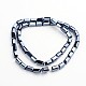 Full Plated Faceted Cuboid Electroplate Glass Beads Strands EGLA-F109-B02-2
