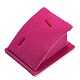ベルベットのカーブジュエリーディスプレイ  ネックレスやペンダント用  赤ミディアム紫  3.9x6.3x7.5cm NDIS-A003-01B-2