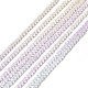 Brins de perles de verre de couleur dégradé transparent GLAA-H021-01A-05-2