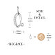 SHEGRACE Rhodium Plated 925 Sterling Silver Charms JEA017A-5
