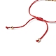 Evil Eye Resin Beads Cord Bracelets Set for Girl Women BJEW-JB06764-6
